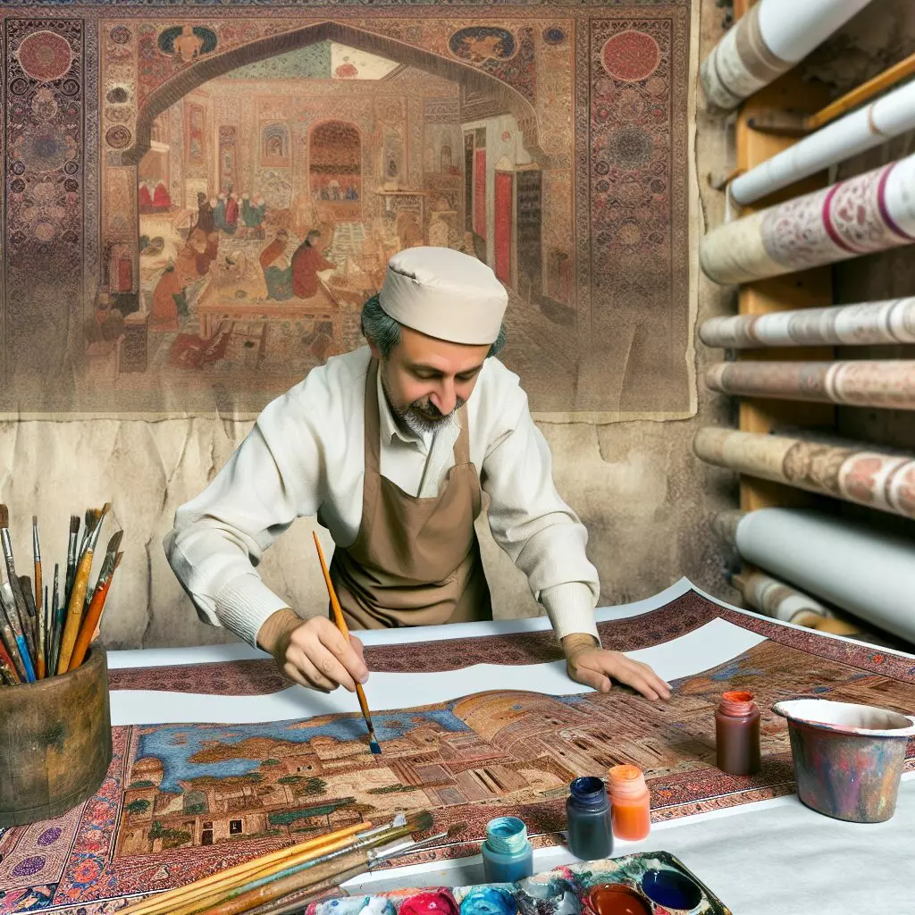 artisan crant un papier peint panoramiqu 1024x1024 8797925