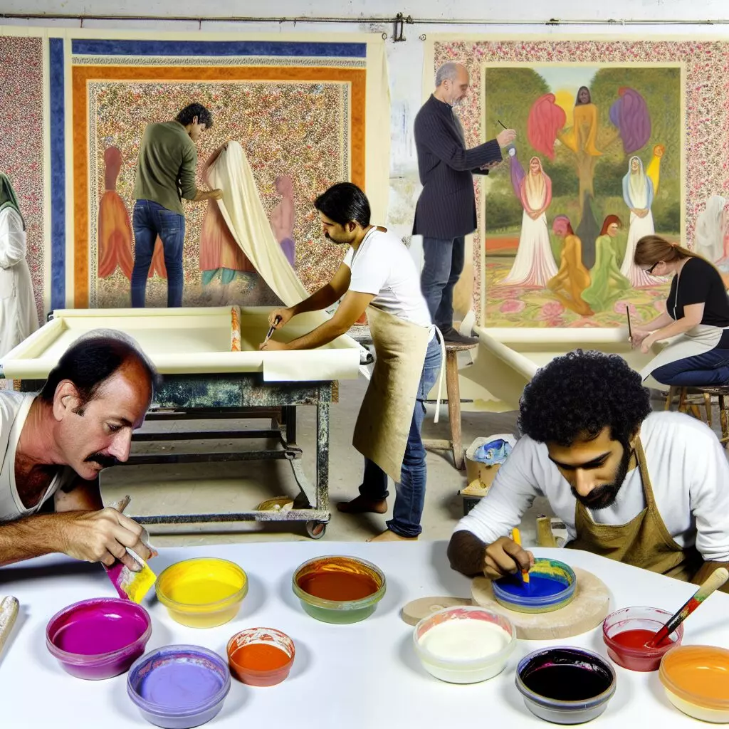 artisans crant des fresques de papier pe 1024x1024 12479851